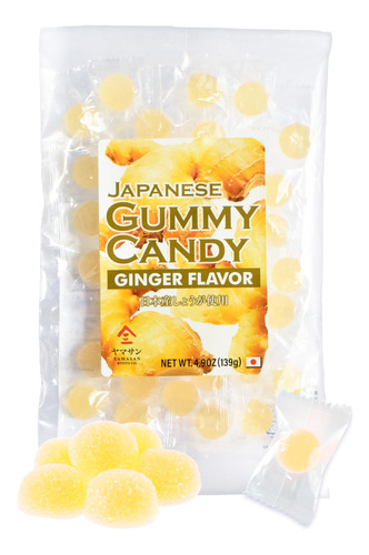 Gomitas Japonesas Sabor A Jengibre, Envueltas Individualment