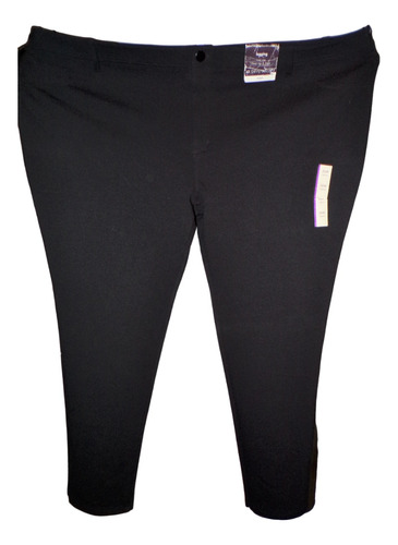 Pantalon Negro Tipo Jeggins Talla 4x Plus (48/50) Ava Viv . 