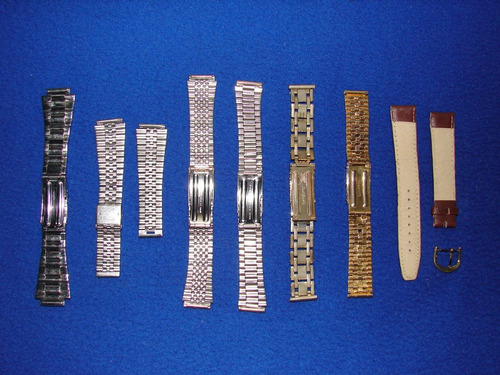 Pulseras De Reloj - Acero Inoxidable / Doradas ( Usadas) (Usado)