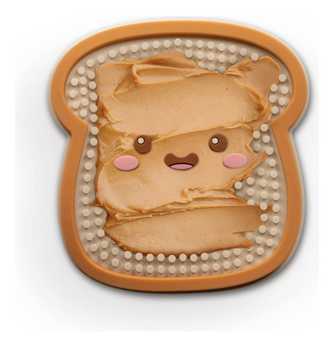 Alfombrilla Para Lamer Perros, Auténtica Silicona Tostada Fr