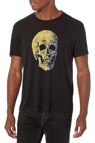 John Varvatos Camiseta Con Calavera Pintada Para Hombre, Col