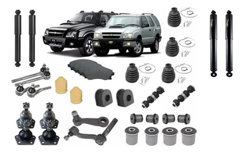 Kit Suspensão Completa S10 Blazer Até 2011 Peças 100% Novas