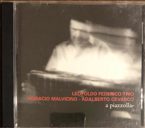 Leopoldo Federico Trio A Piazzolla. Cd Importado De Argentin