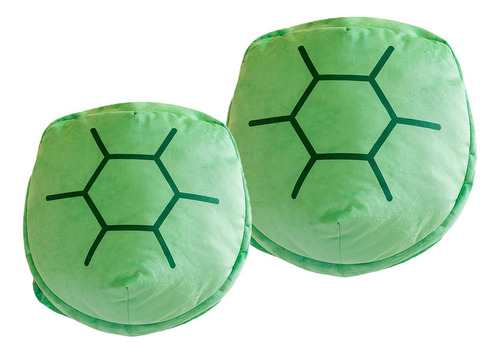 2 Almohadas De Peluche De Concha De Tortuga Usable Para