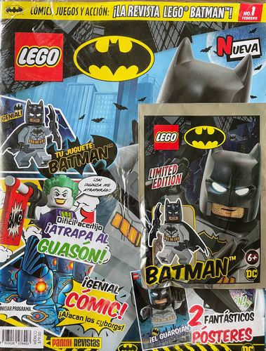 Lego Batman - Personaje Lego Original + Cómic + 2 Pósteres 