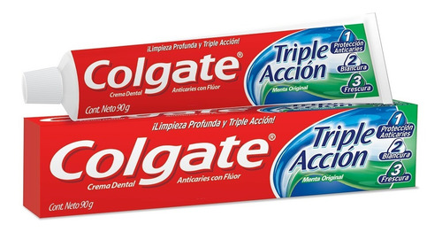 Colgate Triple Acción Extra Blancura 90 Gr Tubo