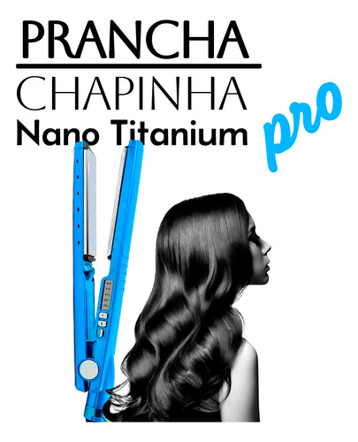 Prancha Chapinha Nano Titanium Pro Com Cabo Giratório ..