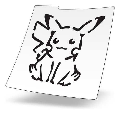 Stencil Reusable Galletas - Pokemon Picachu