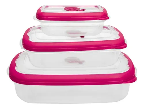 comprar Set 3 Taper \u002F Herméticos Antiderrame Rectangular \u002F Sanremo