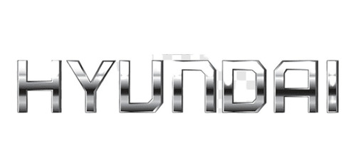 Emblema Hyundai Cromado 