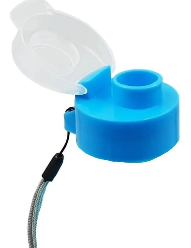 Imagem 4 de 5 de Kit 10 Garrafa Squeeze 600ml Academia Plástico Alça Não Vaza