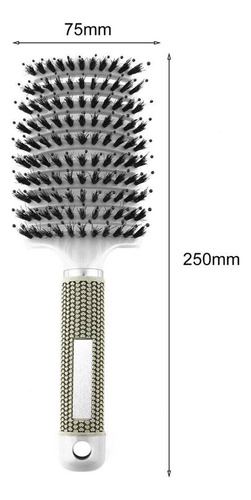 M Peine Con Ventilación Para Desenredar El Cabello Liso Y
