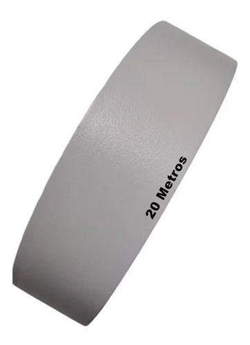 Fita De Borda Cinza Cristal Trama 35mm X 20mt Acabamento