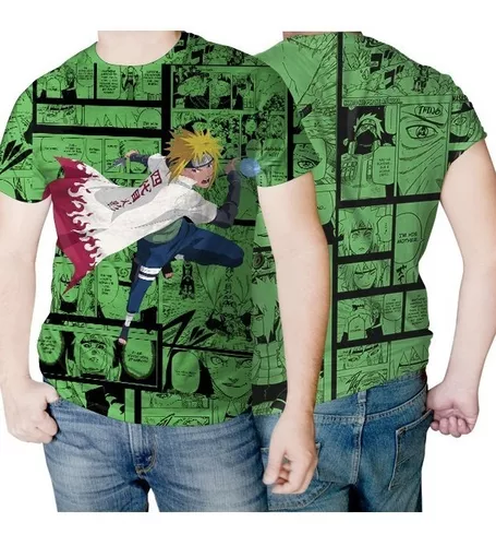 Blusa Aldeia Yondaime Hokage Full 3d