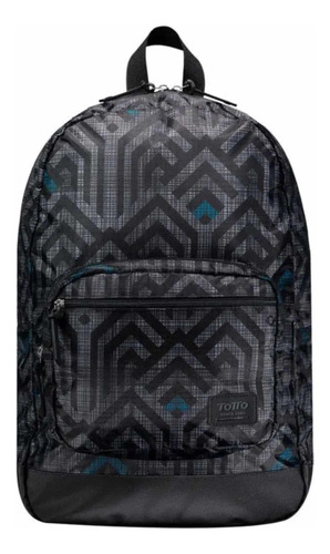 Mochila Totto Tocax 1910f-7ev Gris Porta Laptop Reforzada.