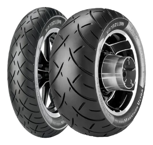 Par Pneu Me888 Metzeler 130/60-19 + 260/40-18 Vrod Custom