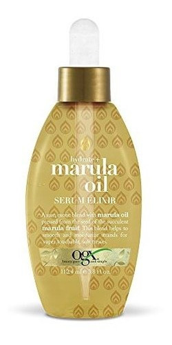 Ogx Elixir De Soro De Óleo De Marula E Hidrato, Ouro 3,8 Fl