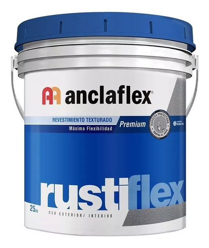 Revestimiento Fino A Rodillo Rustiflex Anclaflex 25kg Imagen