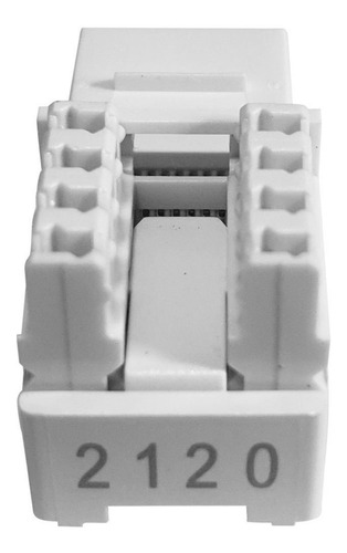 Imagem 5 de 7 de Fêmea Rj45 Keystone Furukawa Cat5e Sohoplus Branco Lan Rohs