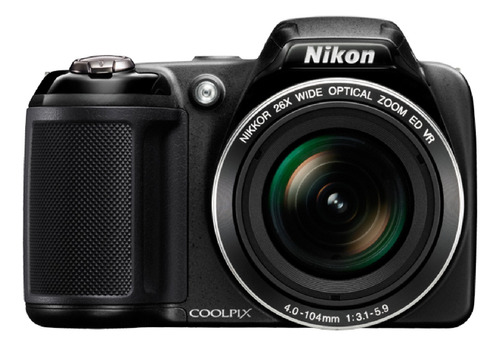 Nikon Coolpix L330 compacta avanzada color  negro 