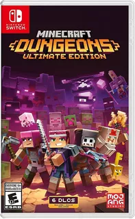 Minecraft Dungeons Ultimate Ed Fisico Nuevo Switch Dakmor