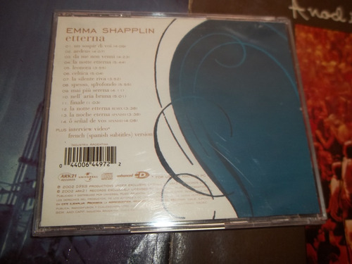 Emma Shapplin - Etterna Cd -garantia Total (Usado)