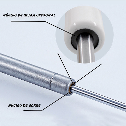 Imagen 7 de 10 de Brazo Bombin 100n Pack 6uni Para Puerta