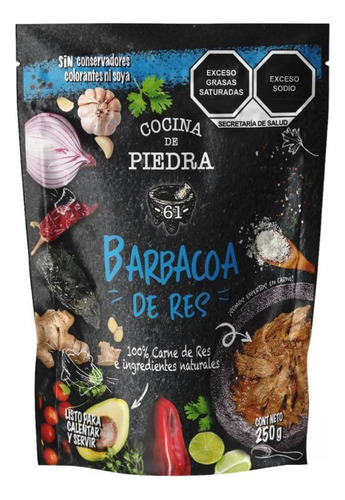 Comida Barbacoa De Res Cocina De Piedra 250 G