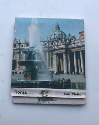 Fósforos Estuche San Pietro Roma (14 Fósforos Largos) 1964
