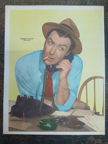 Detectives (robert Taylor) * Poster Canal Tv * 1960 *