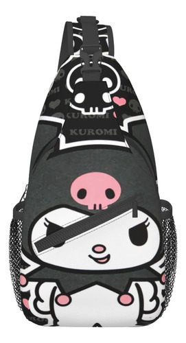 Orpjxio Kuromi Anime My Melody Cross Chest Bag Sling Mochil.