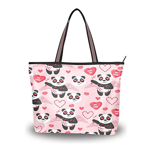 Día De San Valentín Tote Bag For Women With Zipper