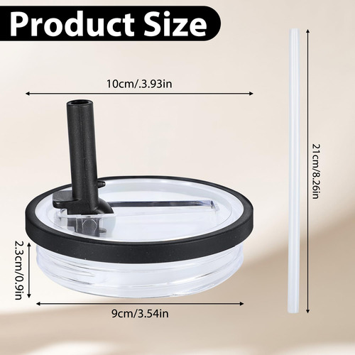 Tumbler Flip Straw Tapete De Substituição De 40 Onças (2 Uni