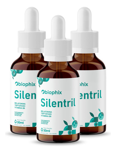 3 Silentril 30ml Original - Loja Oficial - Envio Imediato Silen Tril