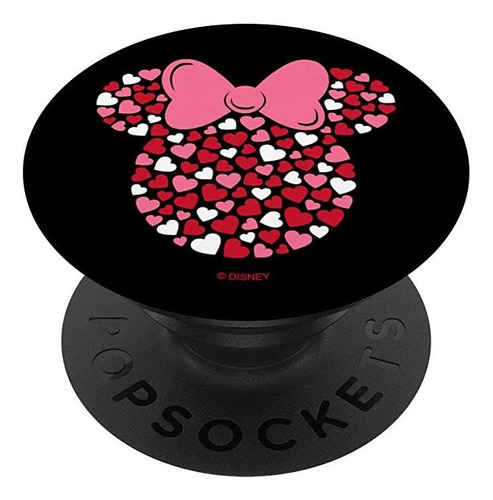 Disney Minnie Mouse Icon Pink Hearts Valentine's Day Popsoc