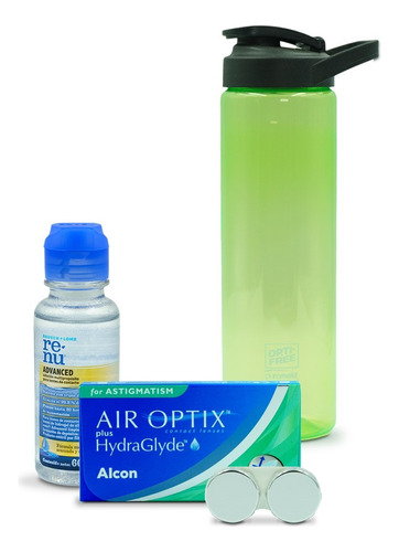 Lentes De Contacto Air Optix Plus Hydraglyde Astigmatismo