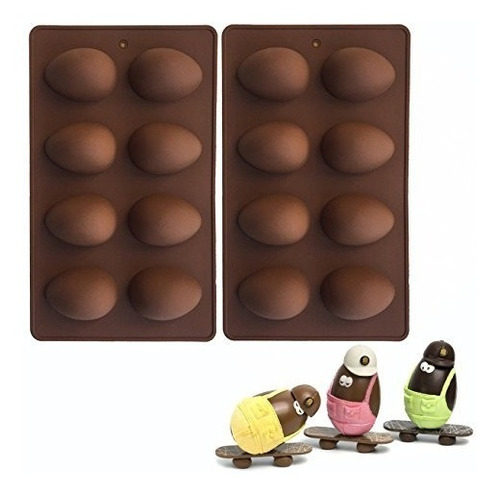 Molde De Silicona Para Huevos De Pascua De 2 Paquetes - Mold