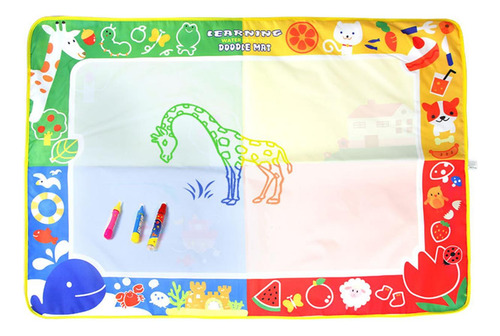 Alfombrilla Para Colorear Con De Agua Con Animales