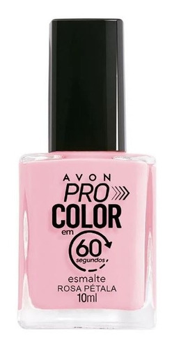 Imagem 1 de 1 de Avon - Pro Color 60 Segundos - Esmalte - Rosa Pétala