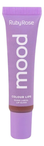 Gloss Labial Discreet Mood Ruby Rose | 8,3ml Marrom-claro