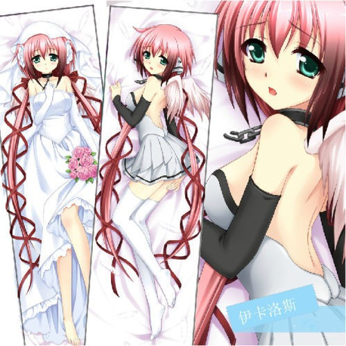 150*50 Sora No Otoshimono Dakimakura Funda Anime Ikaros