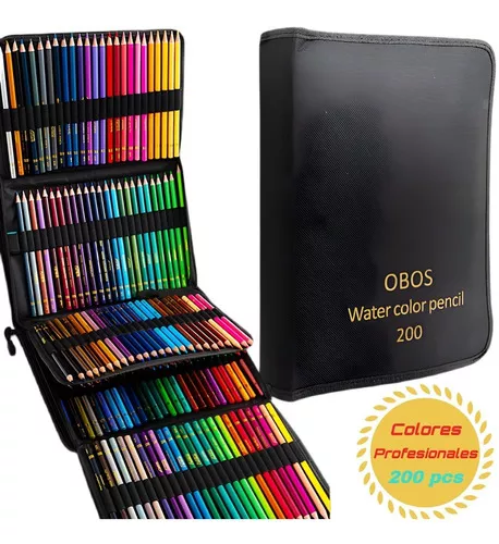 Lápices De Colores Profesionales Al Óleo Acuarela 200 Pcsss