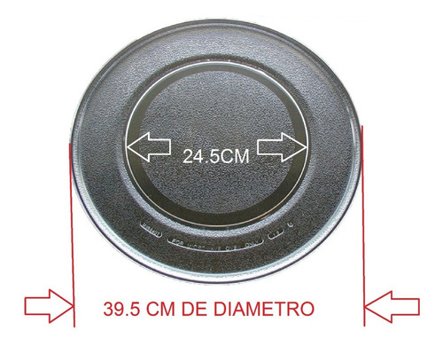Plato Y Base Horno Microondas Original Sharp Samsung 39cm F