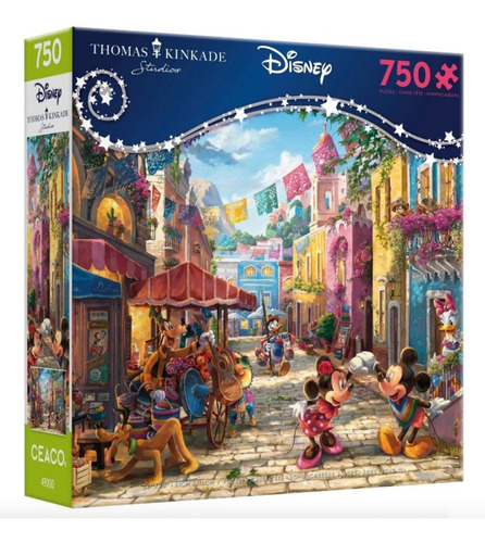 Disney Mickey Minnie Pueblo Magico Mexico Rompecabezas 750pz