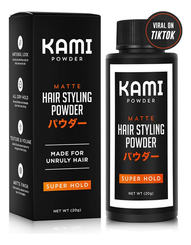 Kami - Polvo Para Peinar El Cabello Para Hombres, Fuerte Suj