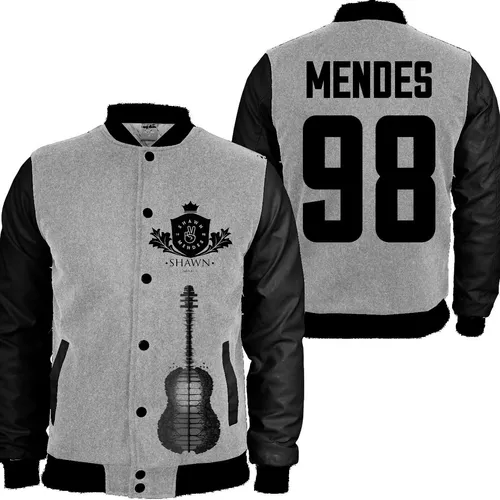 Moleton Moletom College Shawn Mendes Tatoo Casaco Fan