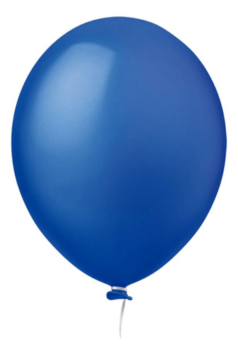 30 Bexigas Balão Numero 8 Liso Happy Day Diversão Cor Azul