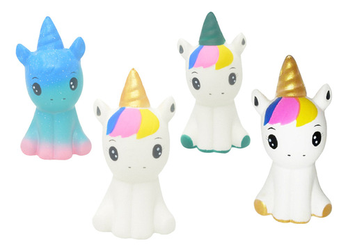 4 Adorables Juguetes Para Apretar Unicornios A Fuego Lento