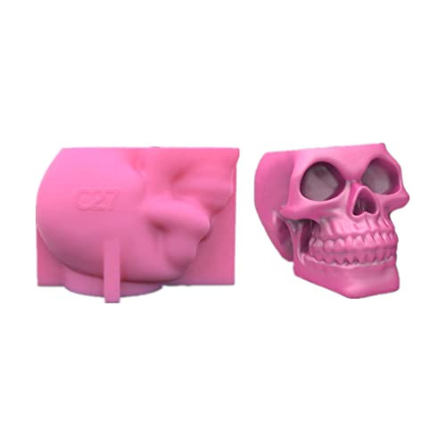 Fvlfil Zashi - Molde De Silicona Con Diseño De Calavera 3d,