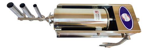 Ensacadeira Bja-3 Litros Aço Inox Canhão Linguiça Horizontal